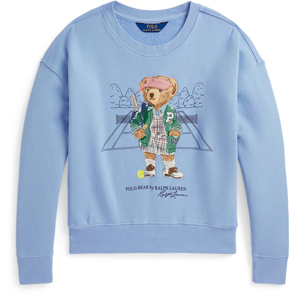 Køb Polo Ralph Lauren Chambray Blue Bjørn Sweatshirt