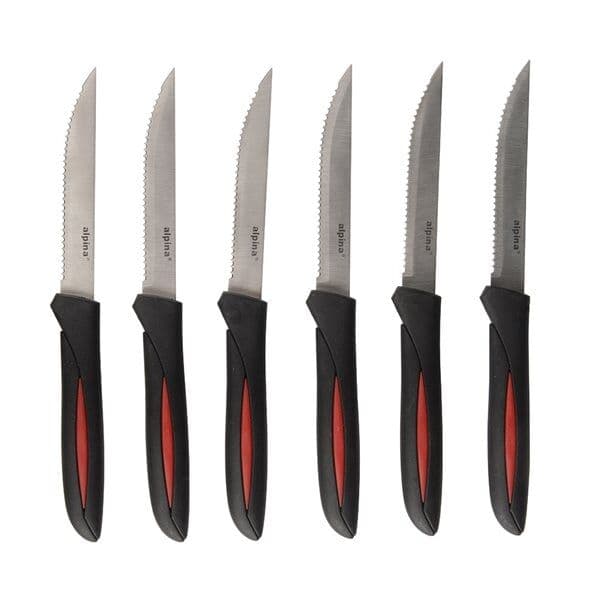 Stegeknive 6-pak, 22,8 cm