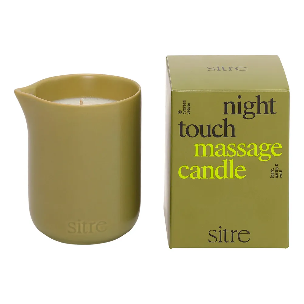 Sitre Night Touch massagelys - 417 g.