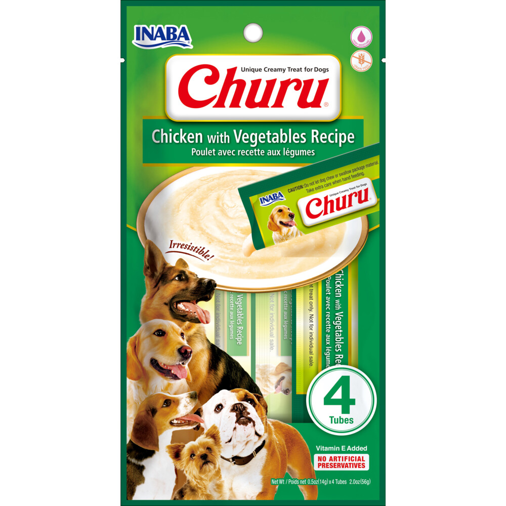 Ciao Hondensnack Churu Kip - Groenten67 gr