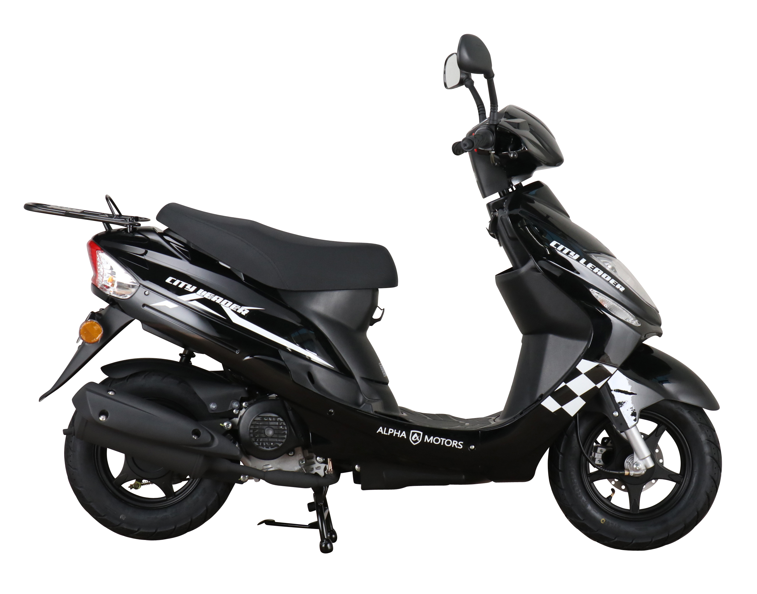 Alpha Motors Mofaroller CityLeader 50 ccm 25 kmh EURO 5 schwarz