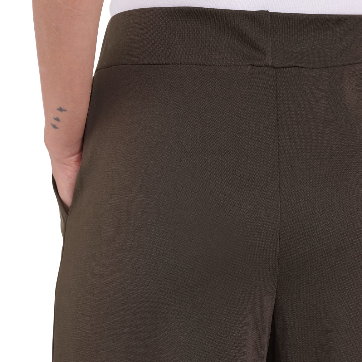 Gina Benotti 7/8 Damen Hose im Culotte-Style dunkelbraun