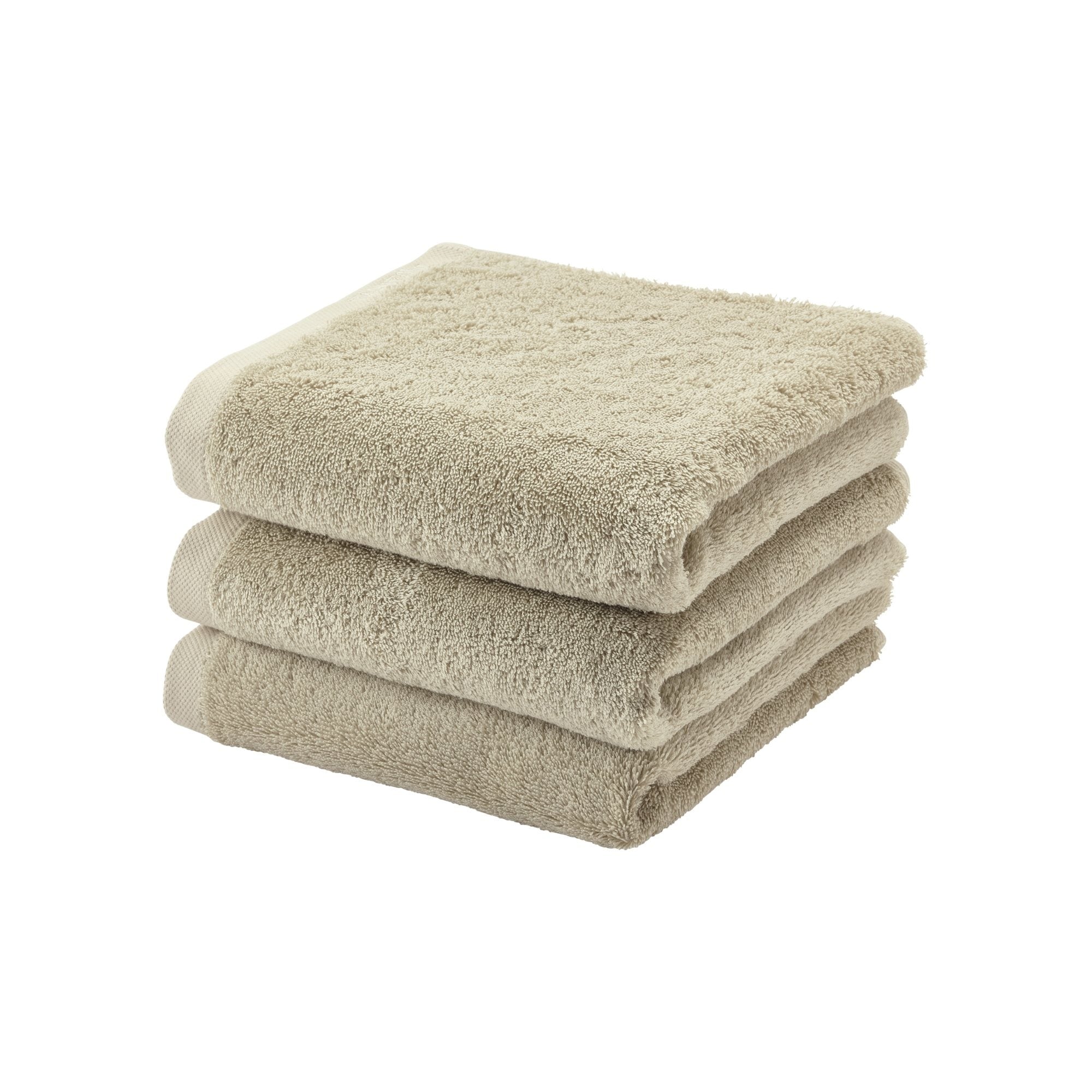 London Handdoek Linen | Beige | Katoen