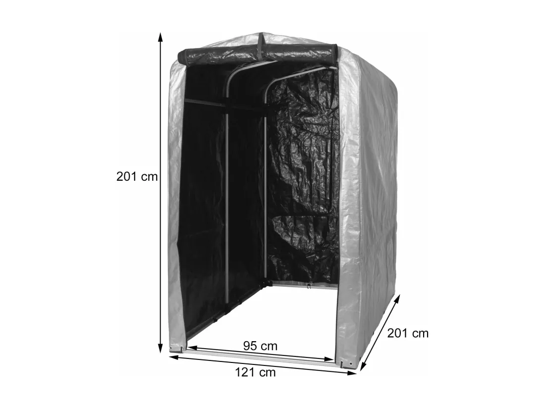 Abri de jardin MCW-N61, anthracite