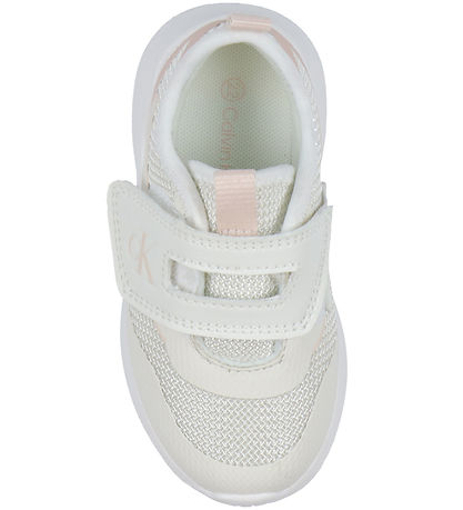 Calvin Klein Schuhe - Niedrig Süß Lace-Up - Off White/Powder Ros