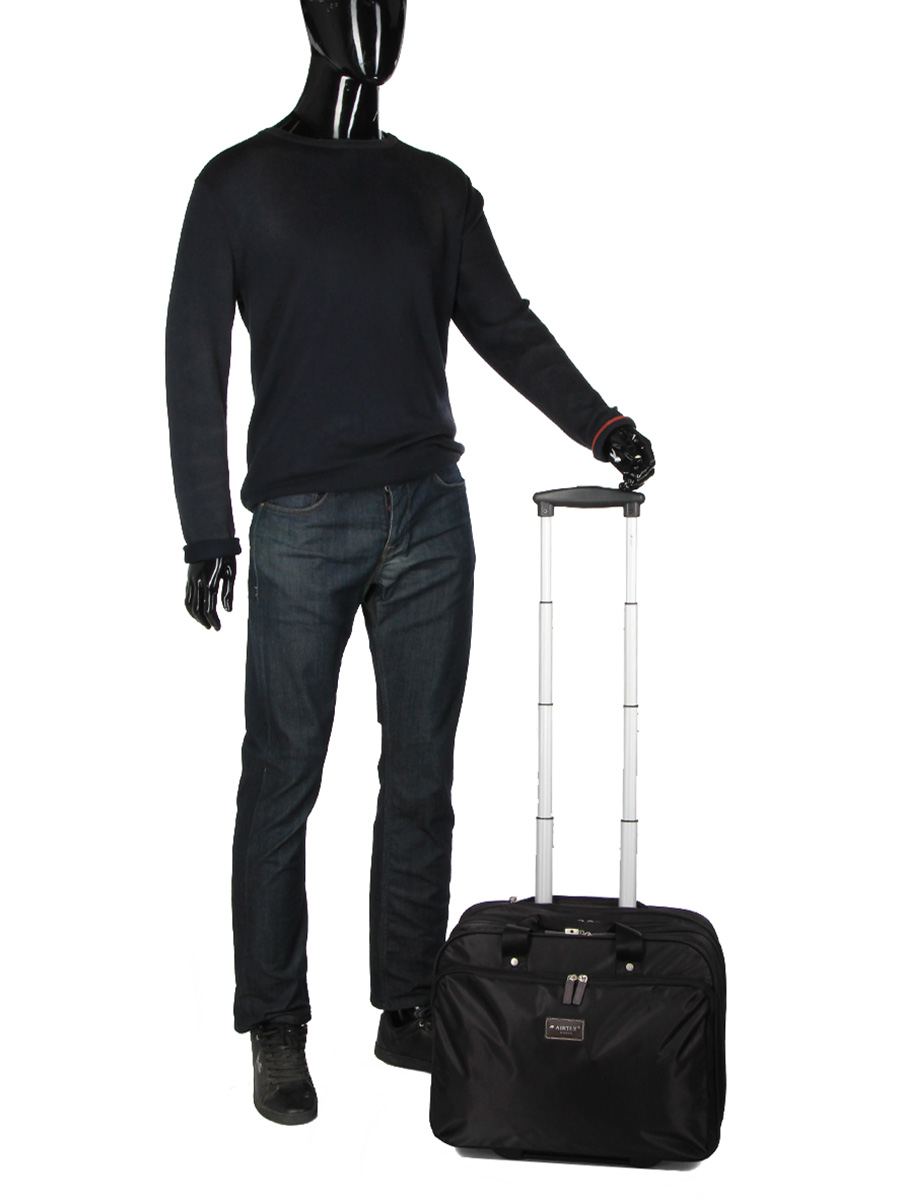 Pilot case Airtex Mimas Black 17 pouces