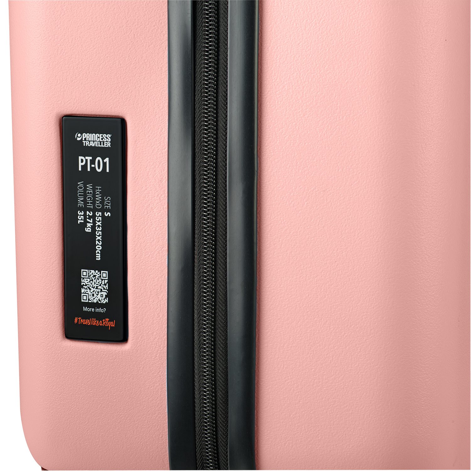 Princess Traveller PT-01 Cabin Trolley peony pink