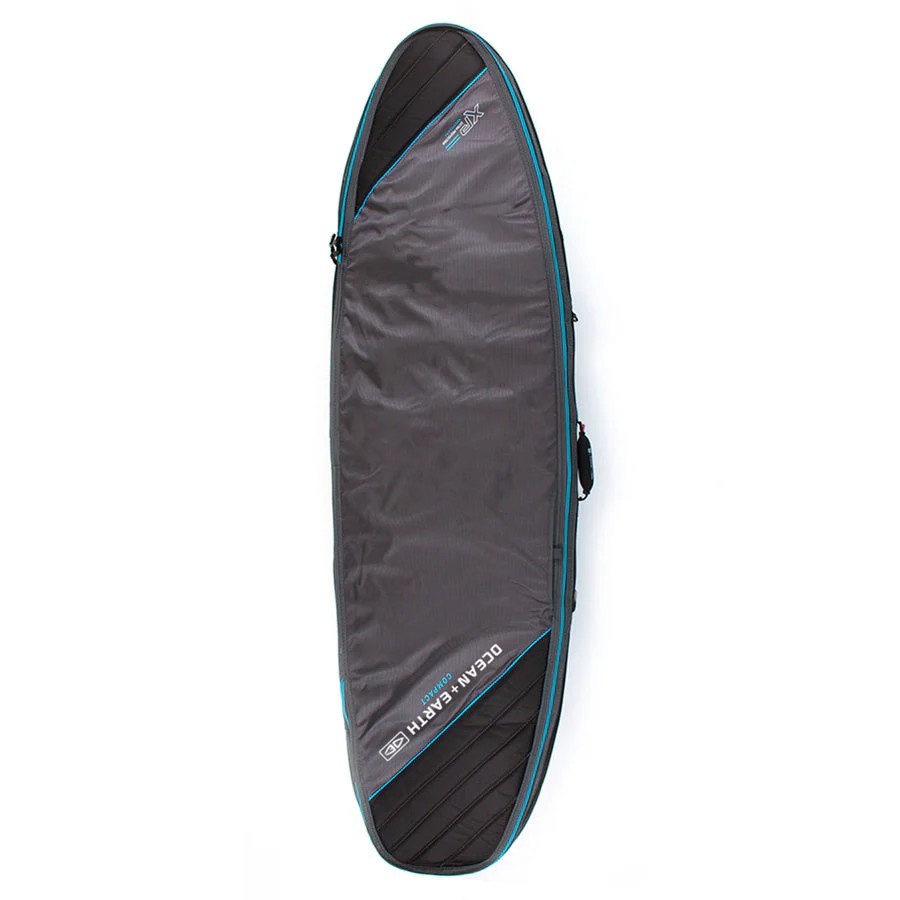 Ocean and earth Housse Surf - Double Compact Shortboard - 6'8 - Black / Blue