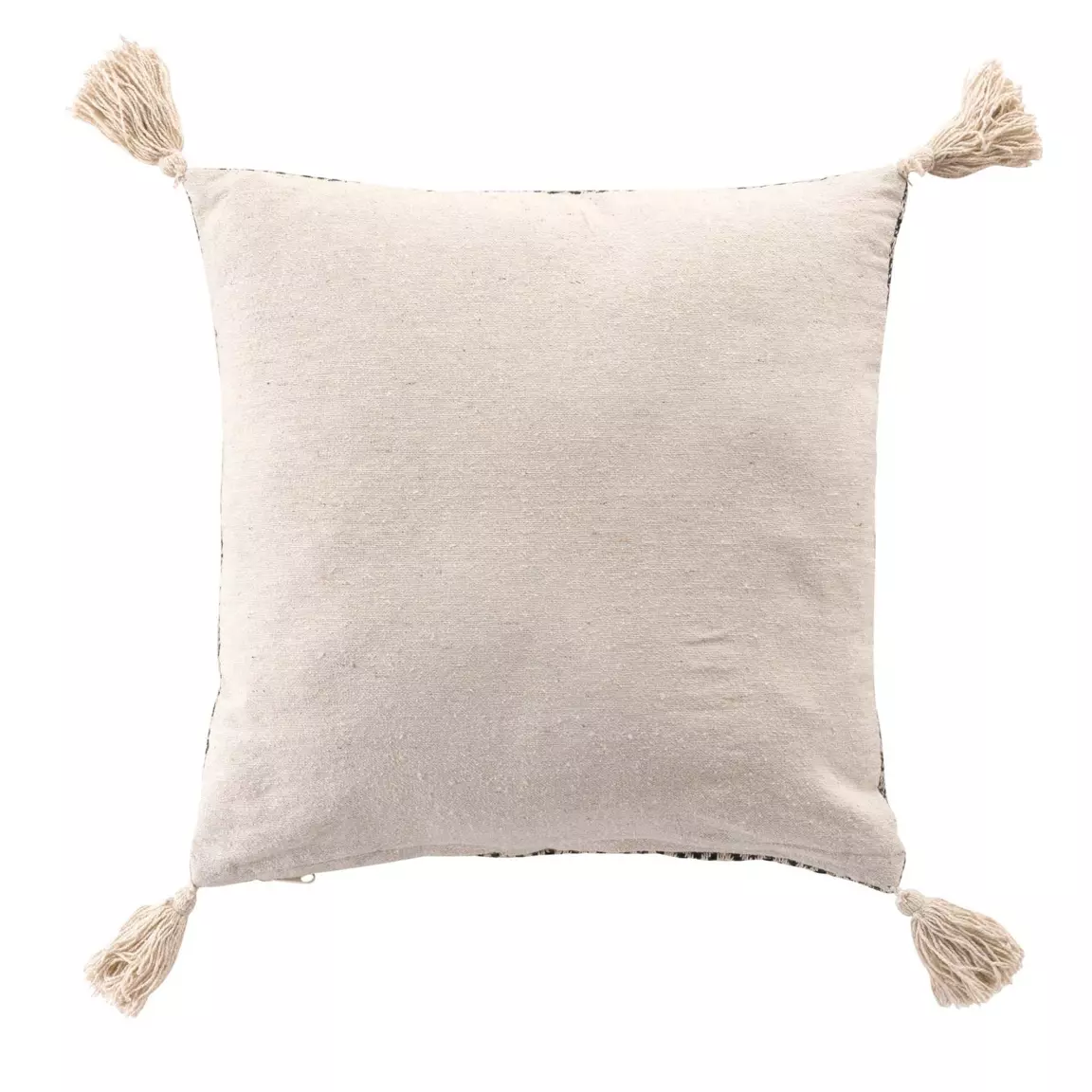 Coussin carré coton (40 x 40 cm) Junon Noir