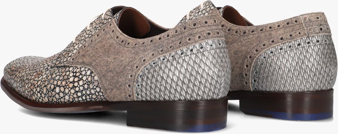grijze floris van bommel nette schoenen sfm-30361 de stapper