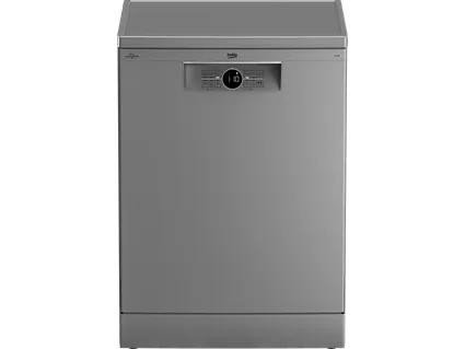 Beko b300 BDFN26430S, Fritstående, Fuld størrelse (60 cm), Sølv, Knapper, LED, 1,3 m