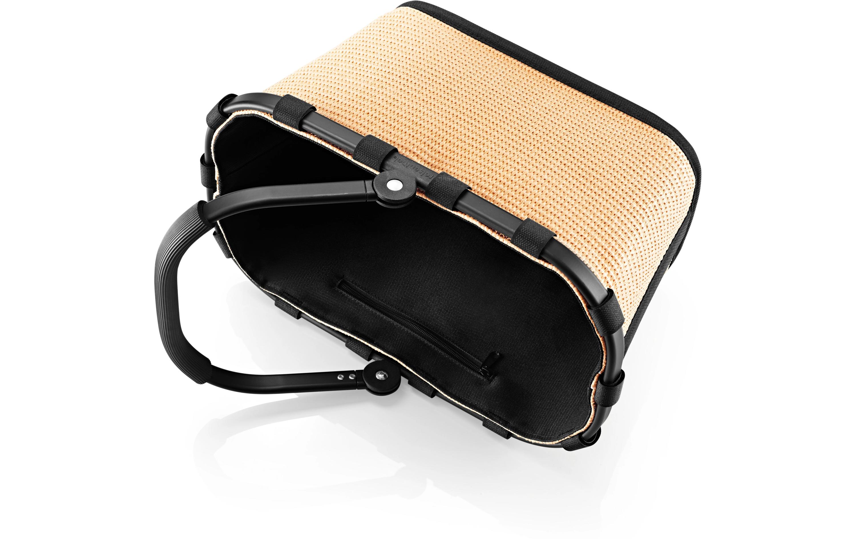 Einkaufskorb Carrybag XS Frame Raffia BlackEinkaufstasche für Kinder