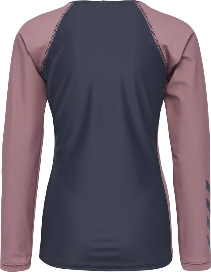 Hummel Pecten LS Swim Tee Blå