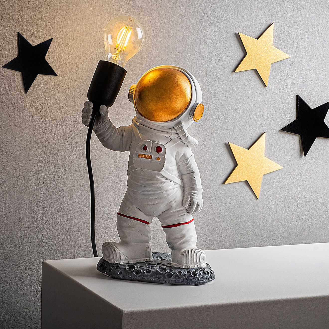 Sheen Lampe de table Astronaut multicolore - 30x32x15 cm