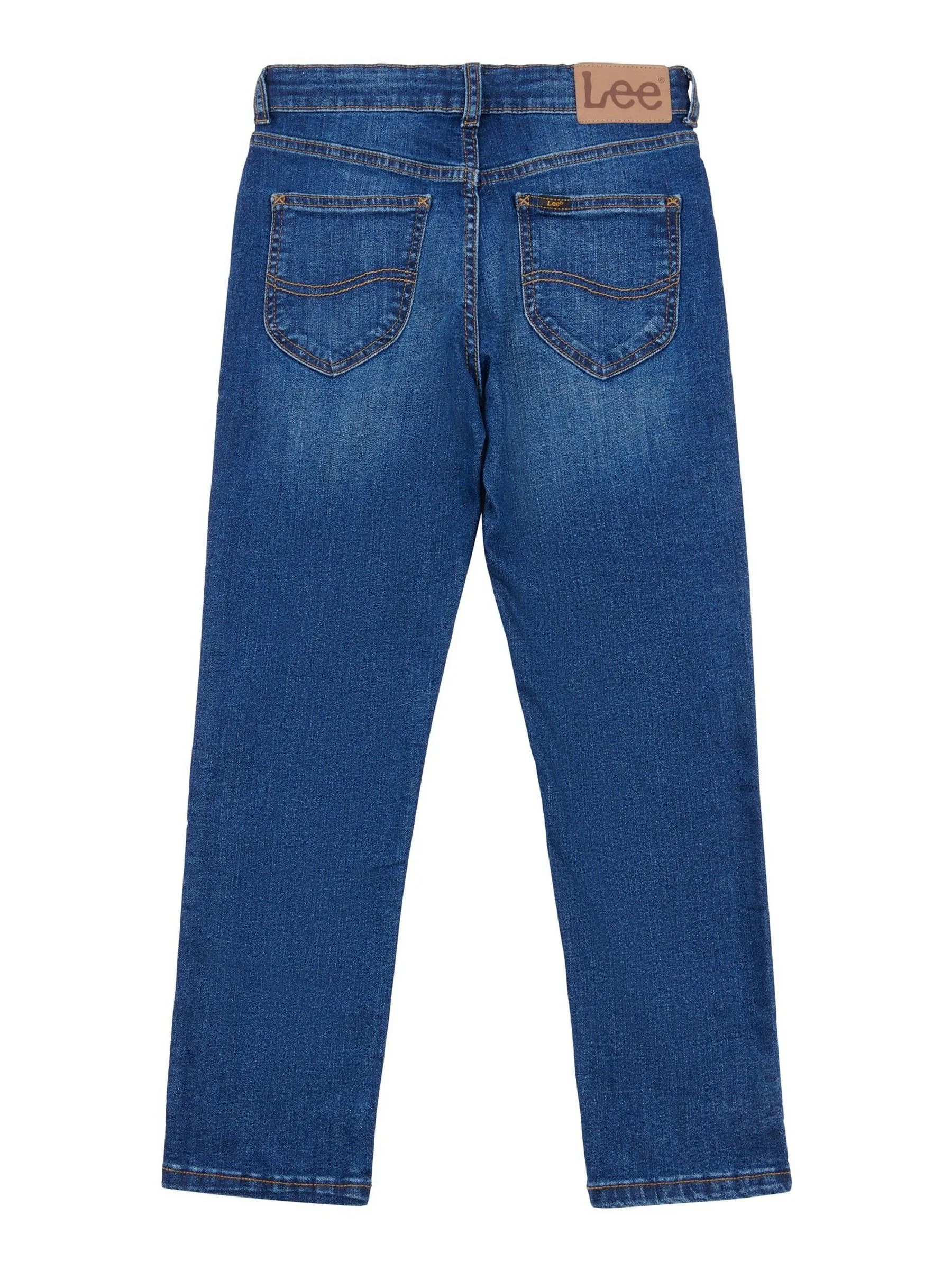 Normaal blauw - Lee Daren jeans met rechte pasvorm voor jongens