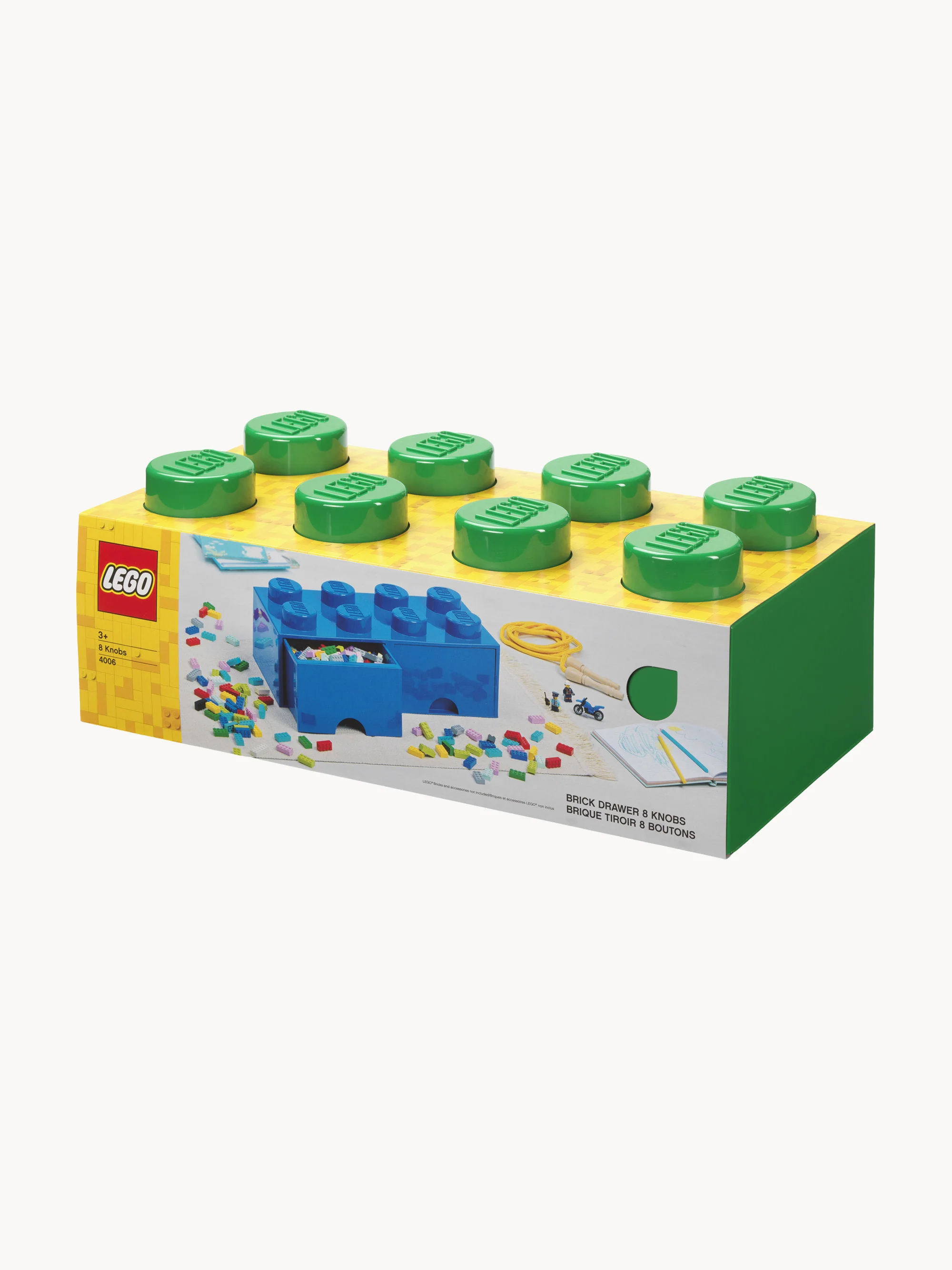 LEGO® opbergdoos Brick met 8 knoppen