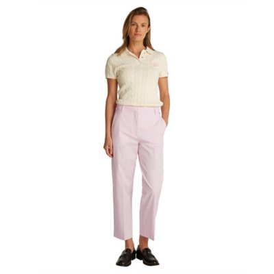 Pantalon femme Co Slim Straight Chino TOMMY HILFIGER