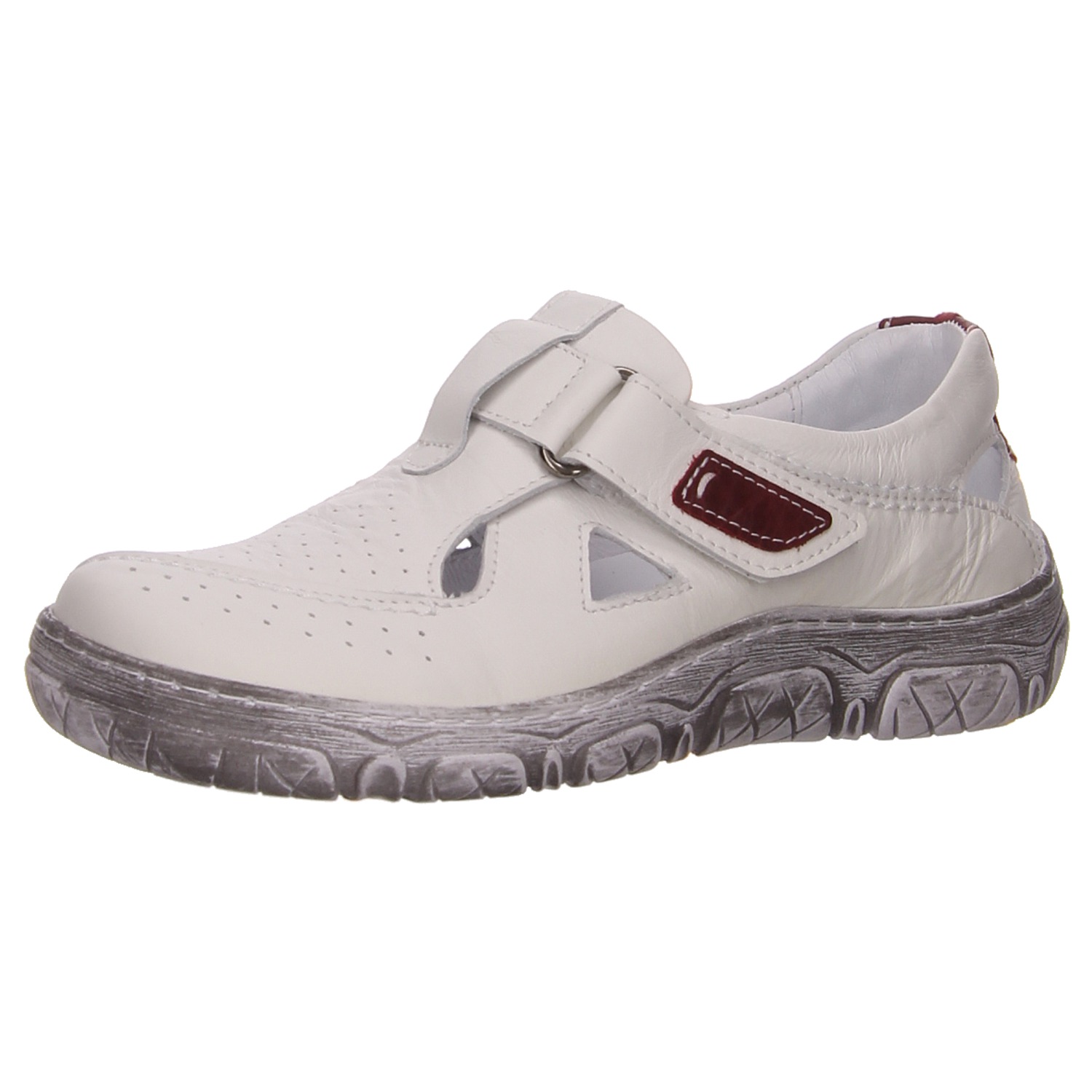 Krisbut Slipper weiß weiss/weiss kombi