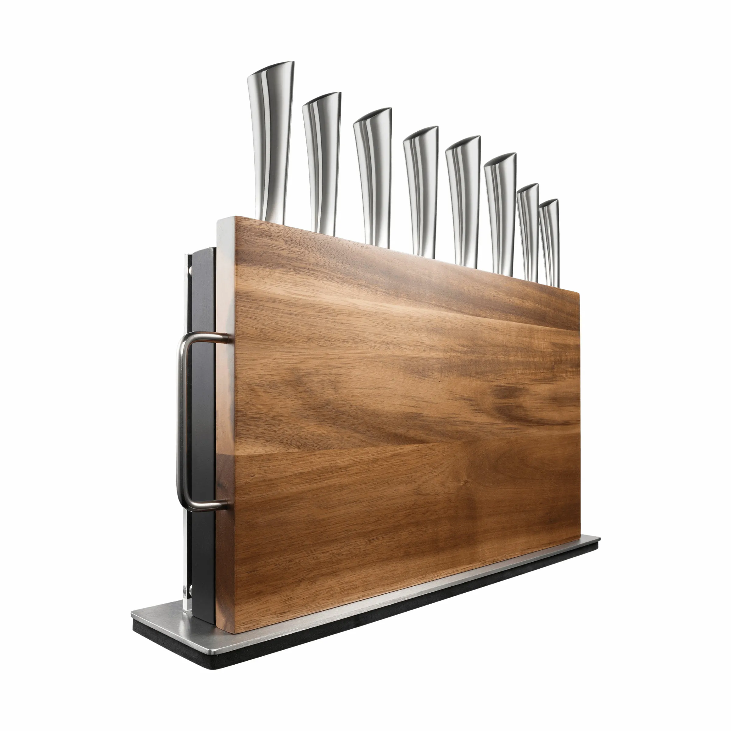 THE CUSTOM CHEF™ Damashiro® Bodo Knivblok m. skærebræt - 10 dele