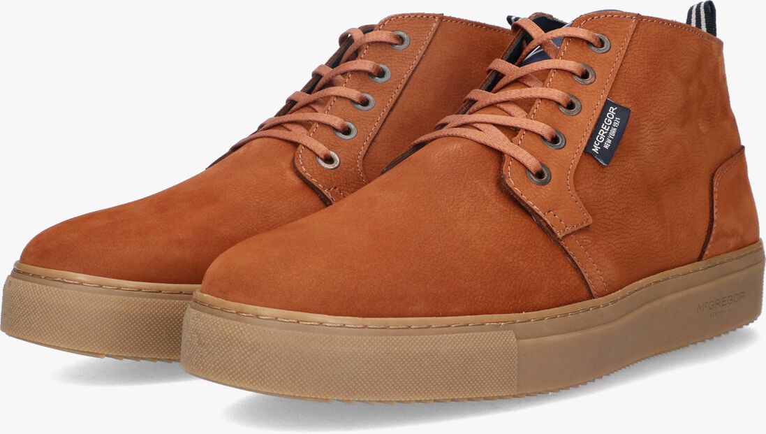 MCGREGOR bruine mcgregor hoge sneaker exist pelle