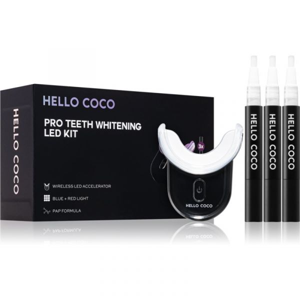 Hello Coco Pap Pro Whitening led Kit Conjunto de Branqueamento