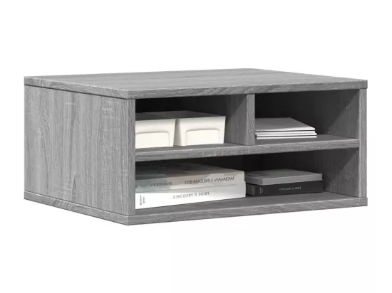 Support d'imprimante sonoma gris 49x40x22,5cm bois d'ingénierie