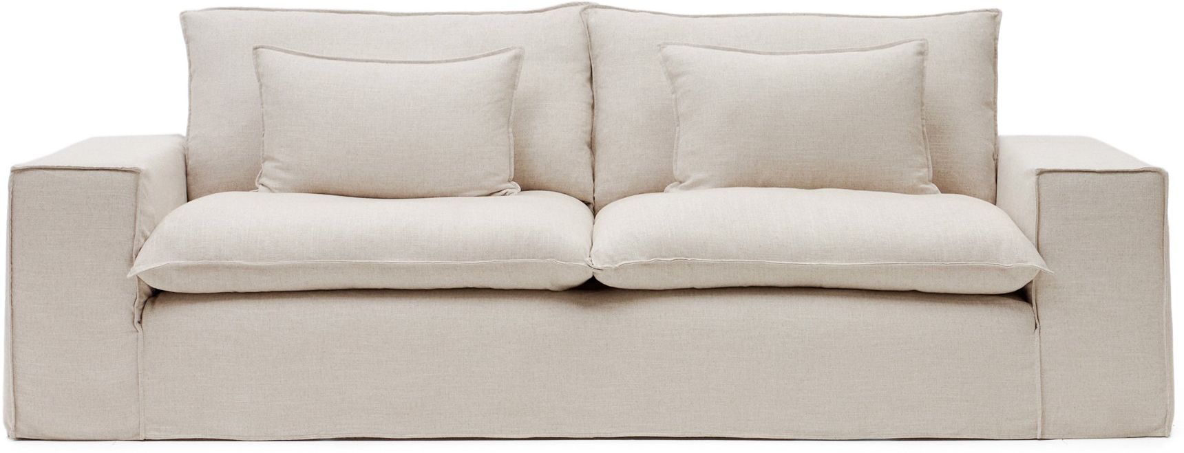 Kave Home Anarela Beige 3-Zitsbank