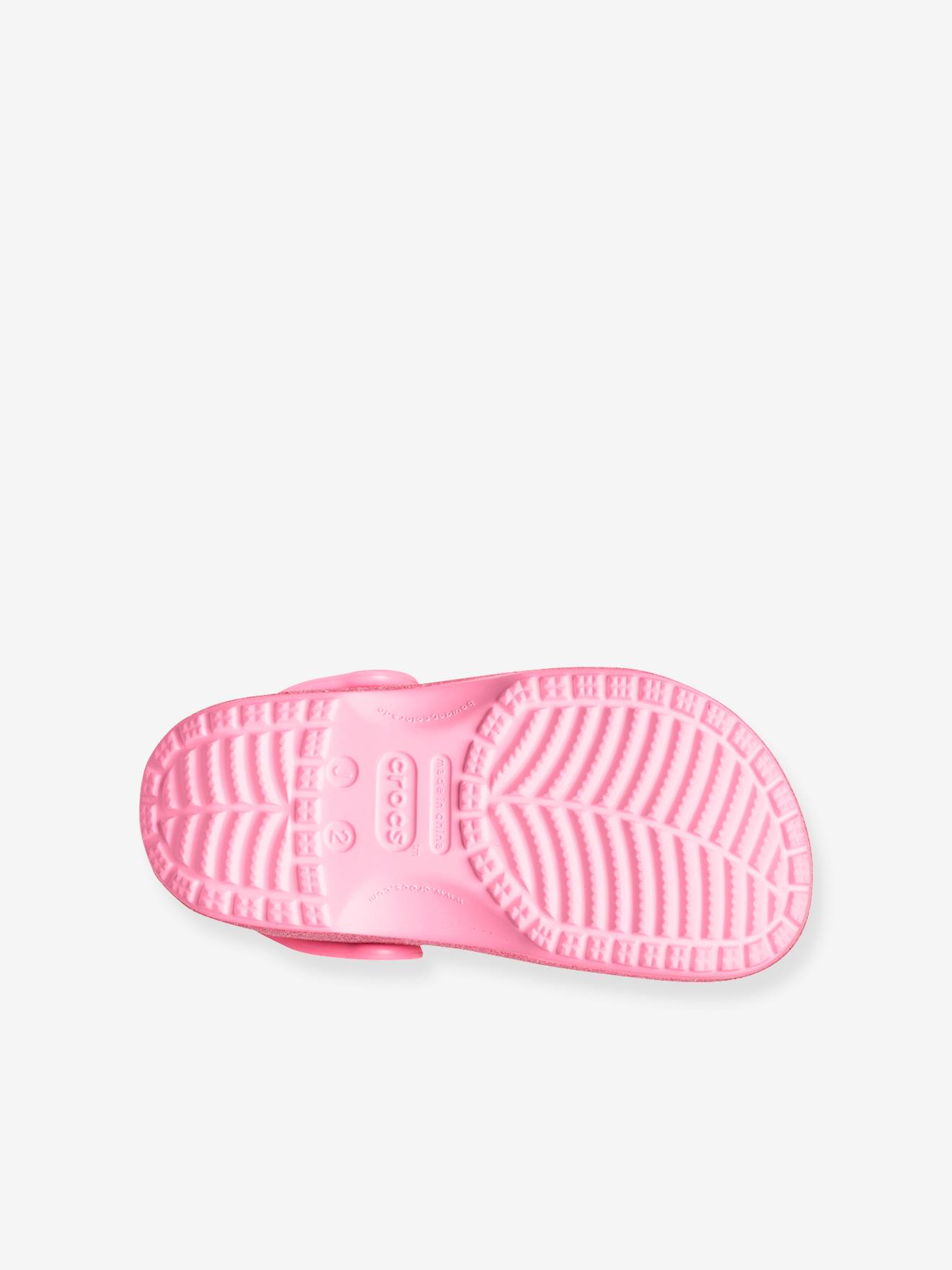 Tamanco Clássico com Glitter K CROCS™ para Meninas Rosa Claro Liso