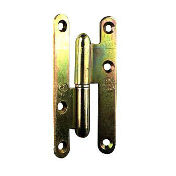 Paumelle gauche bronze 140 x 60 mm