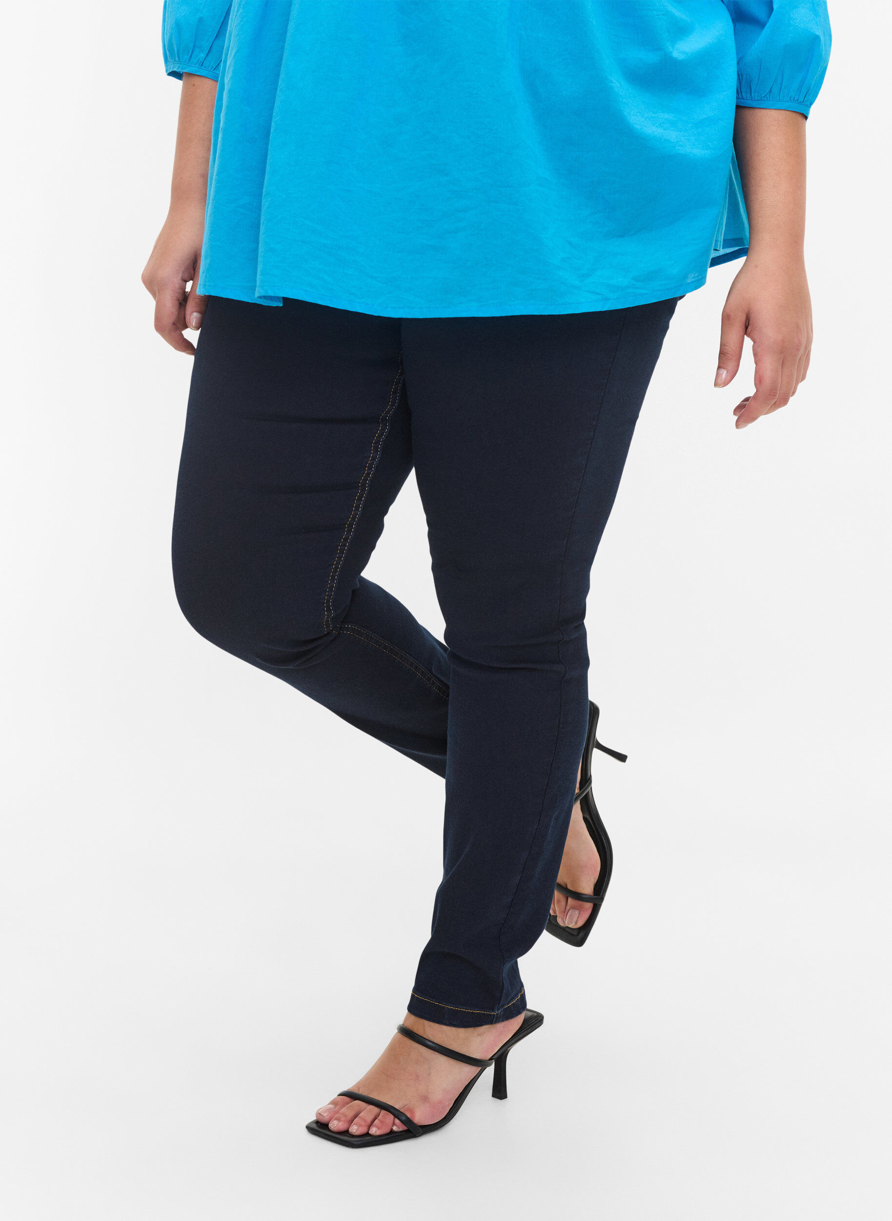 Super slim Amy jeans med høj talje