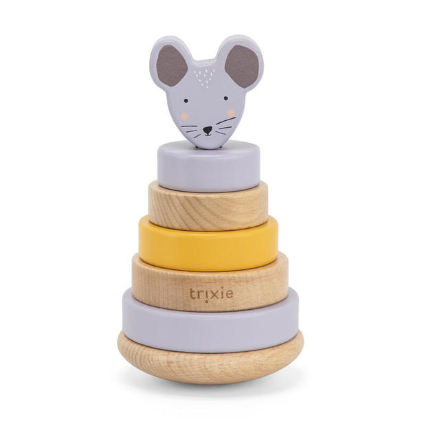 Tour à empiler en bois - Mrs. Mouse - TRIXIE