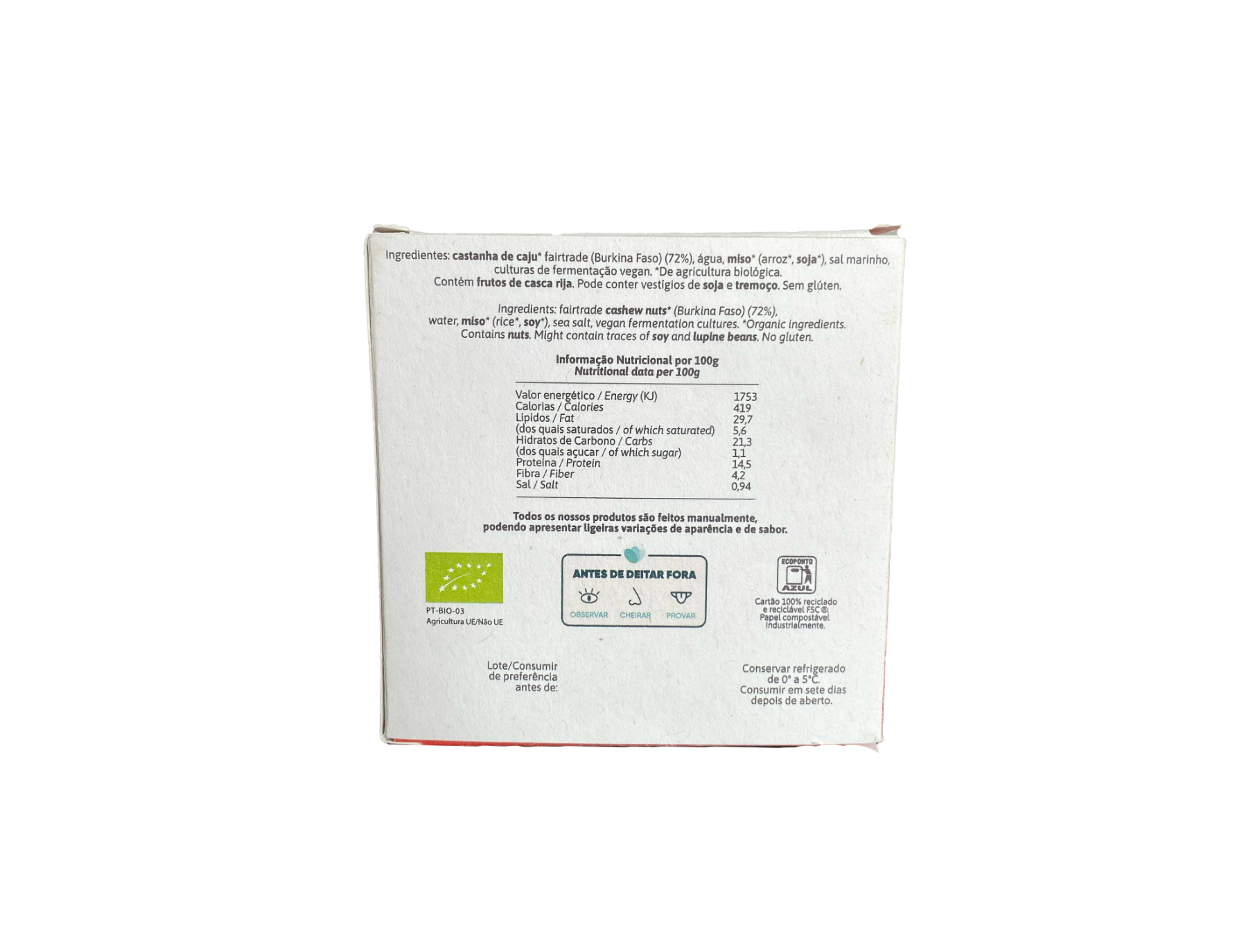 ALTERNATIVA VEGETAL AO QUEIJO MUKA VEDEN FUMADO DE CAJU 125G