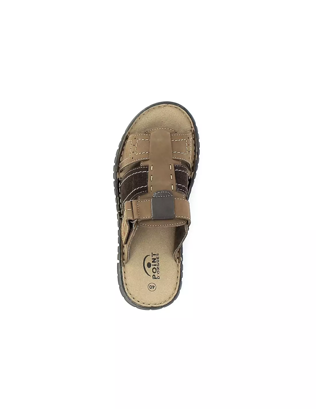 LEEWARD DOMA - Sandales, mules & nu-pieds Darkbrown