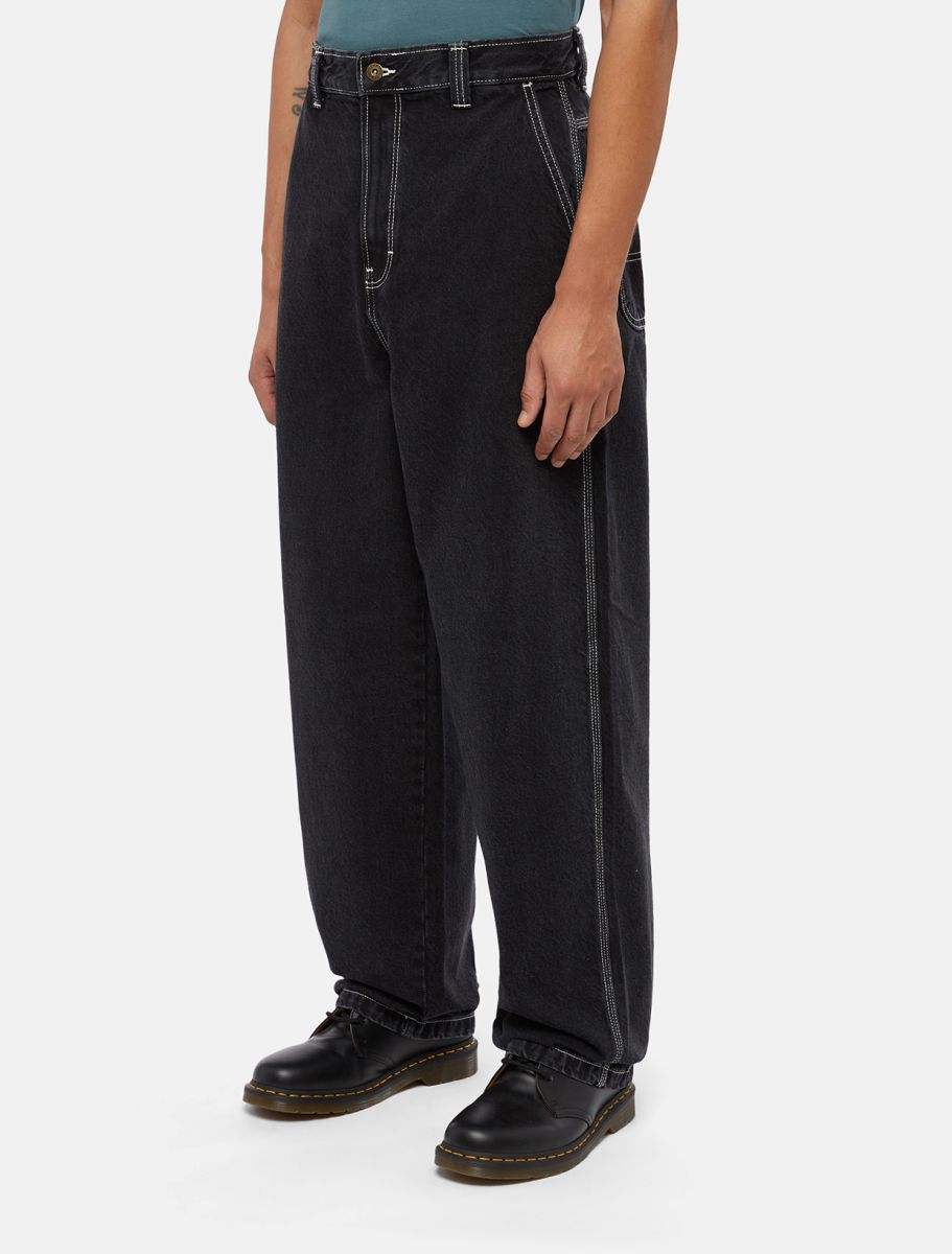 Dickies Madison Baggy Fit Denim Black Washed