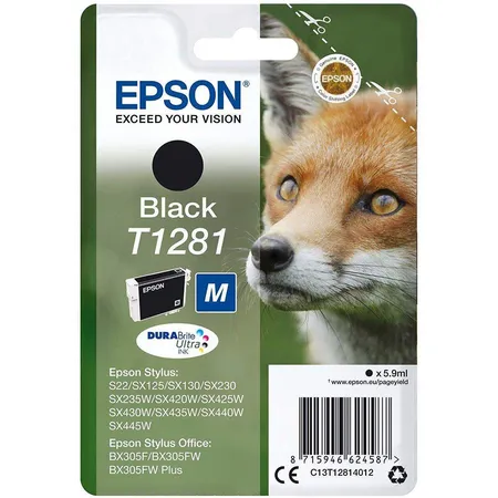Epson Original Tintenpatrone T1281 schwarz