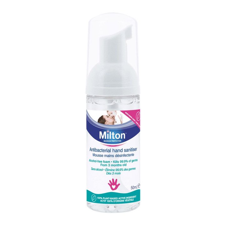 Mousse mains désinfectante 50ml Mains Milton