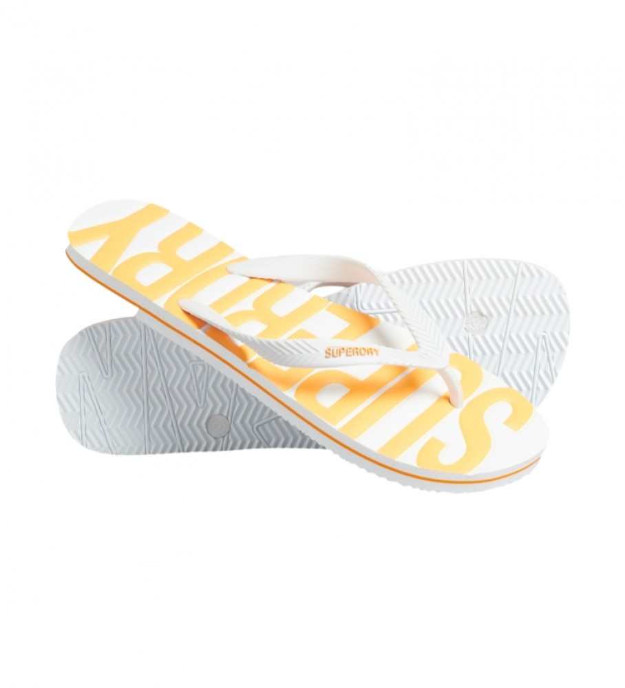 Superdry Chanclas veganas blanco