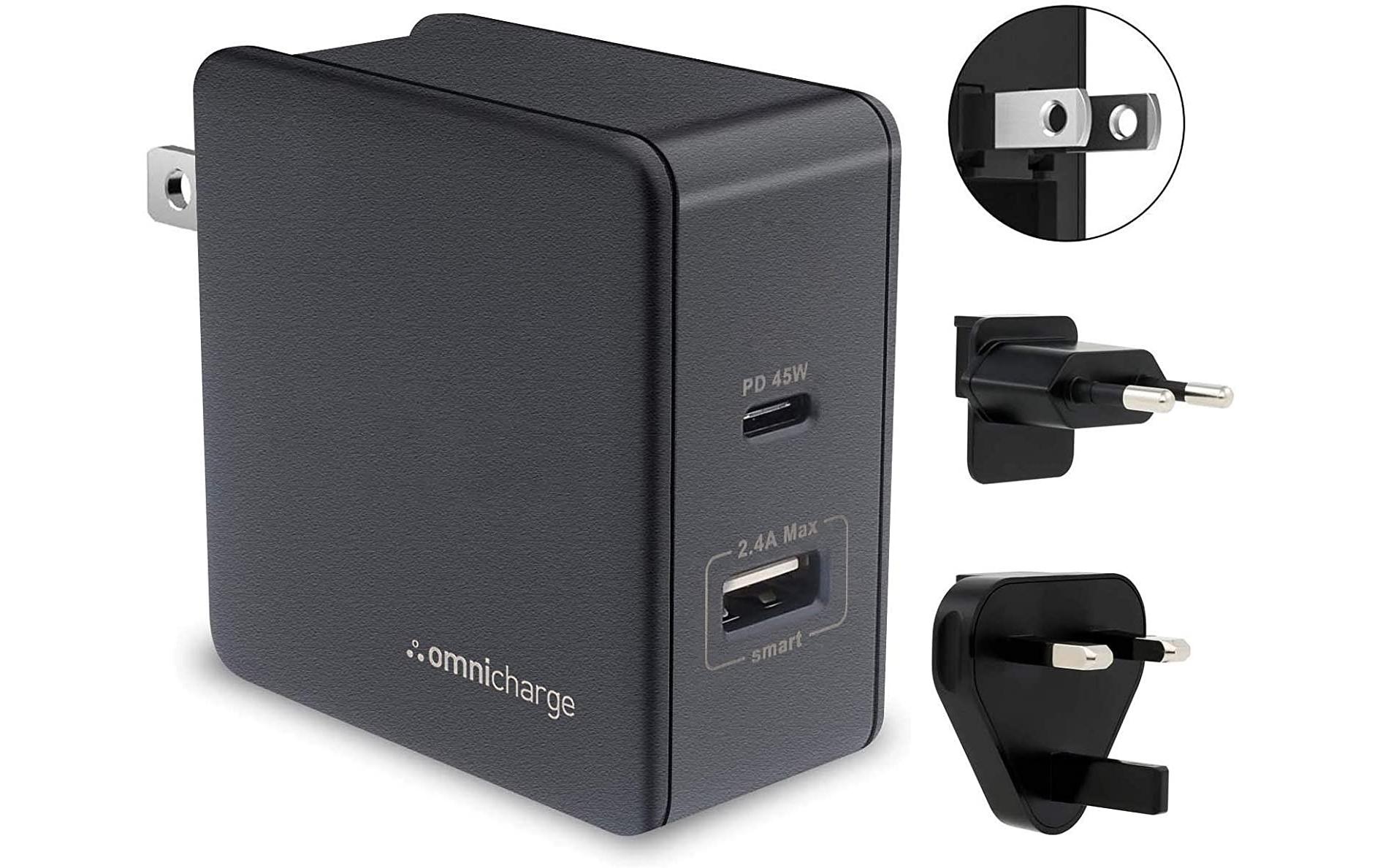 USB-Wandladegerät 45W USB-CUSB-C Steckernetzteil mit 45W Leistung