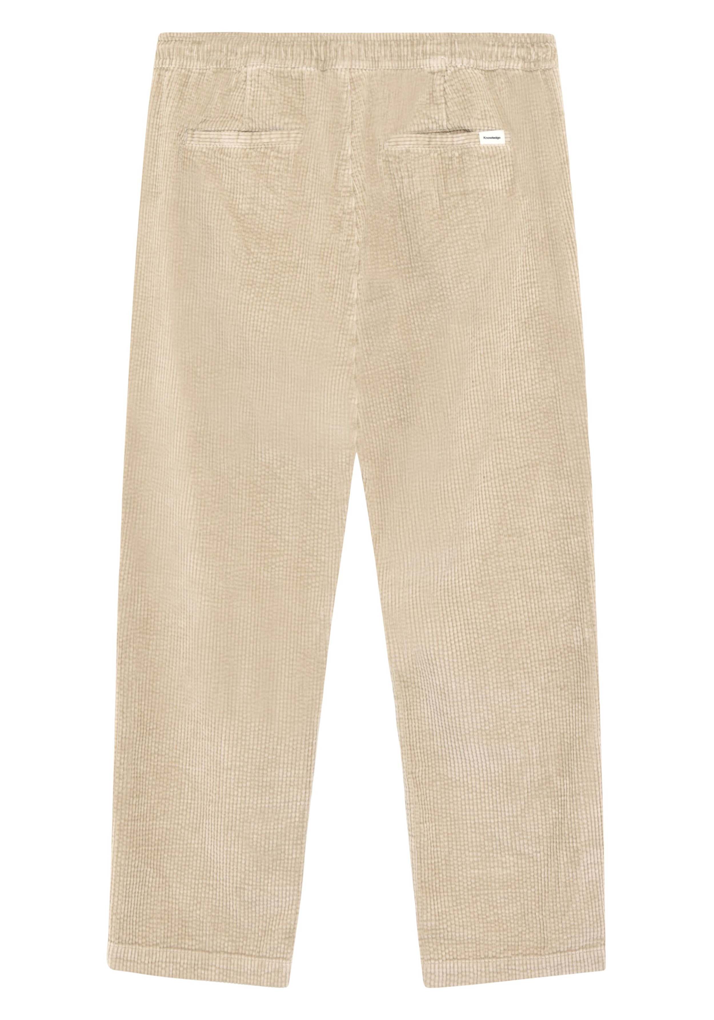 Knowledge Cotton Apparel Cord-Hose Fig Corduroy Pants Light Feather Gray