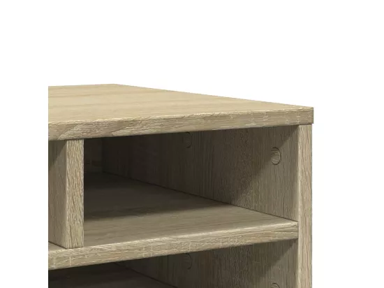 Support d'imprimante chêne sonoma 49x40x22,5 cm bois ingénierie
