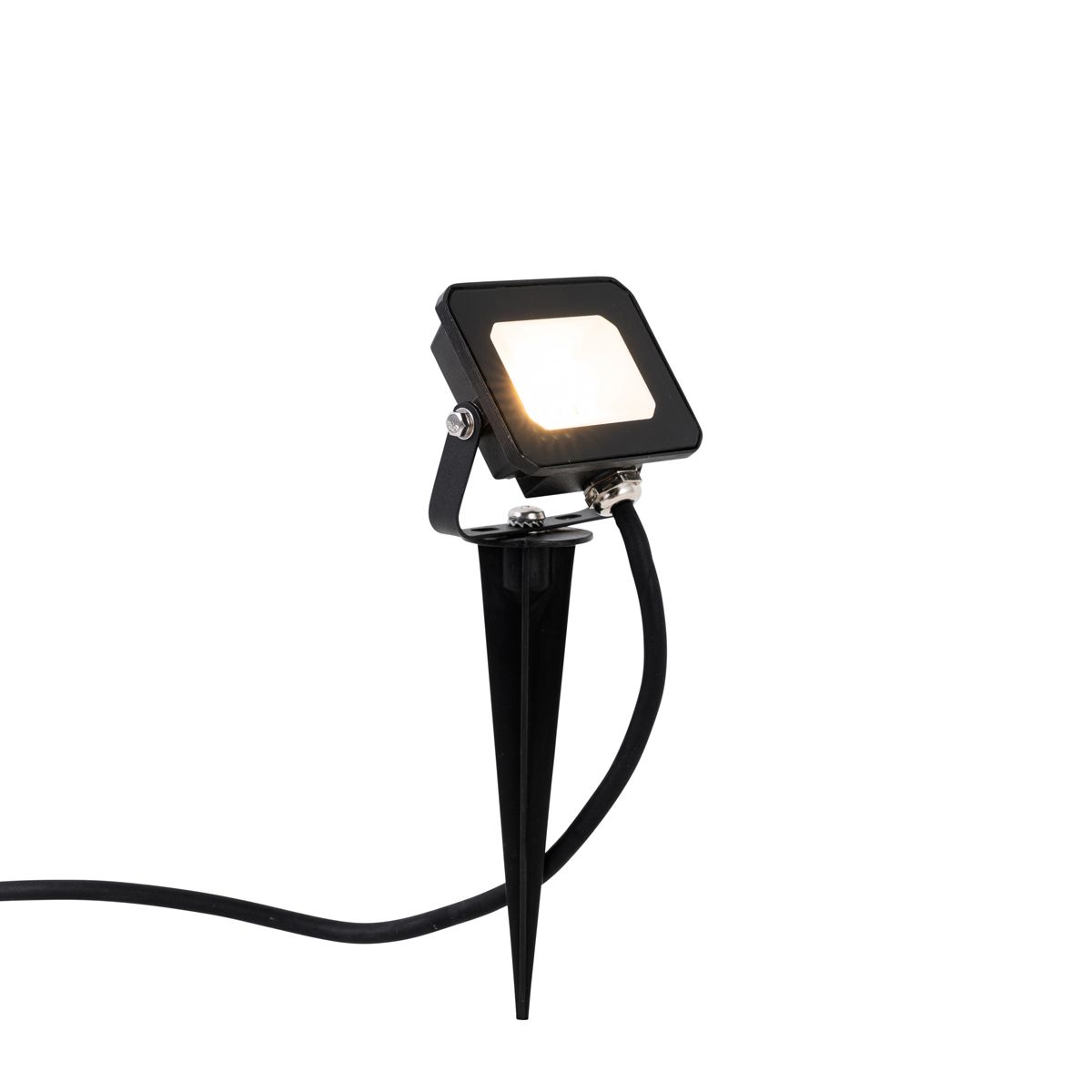 Straler zwart incl. LED met grondpin IP65 - Levana
