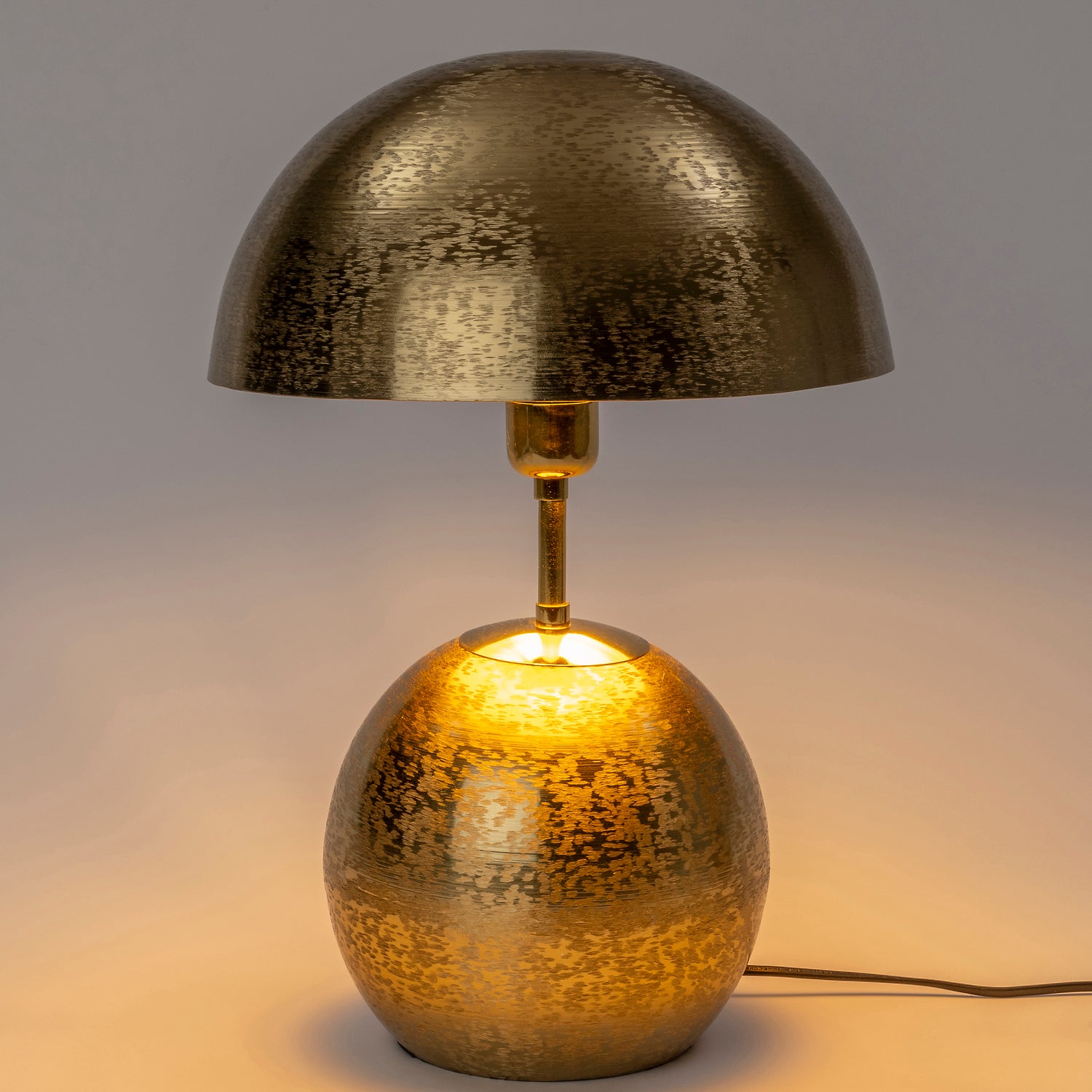 Intratuin tafellamp Sofe goud D 31 H 47 cm