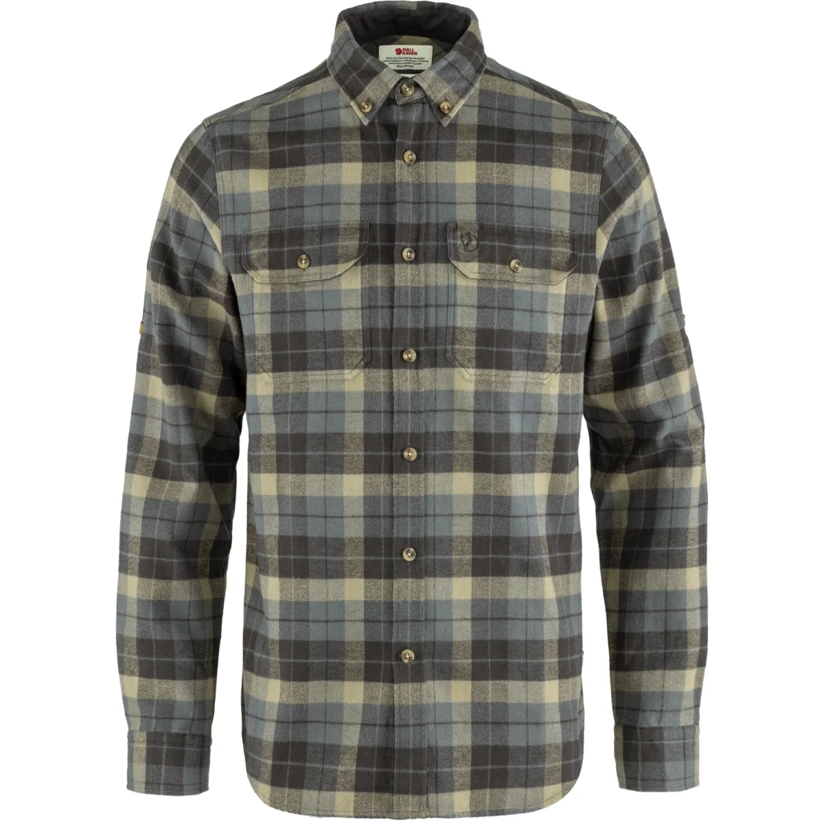 Fjällräven Men's Singi Heavy Flannel Shirt Super Grey/Stone Grey