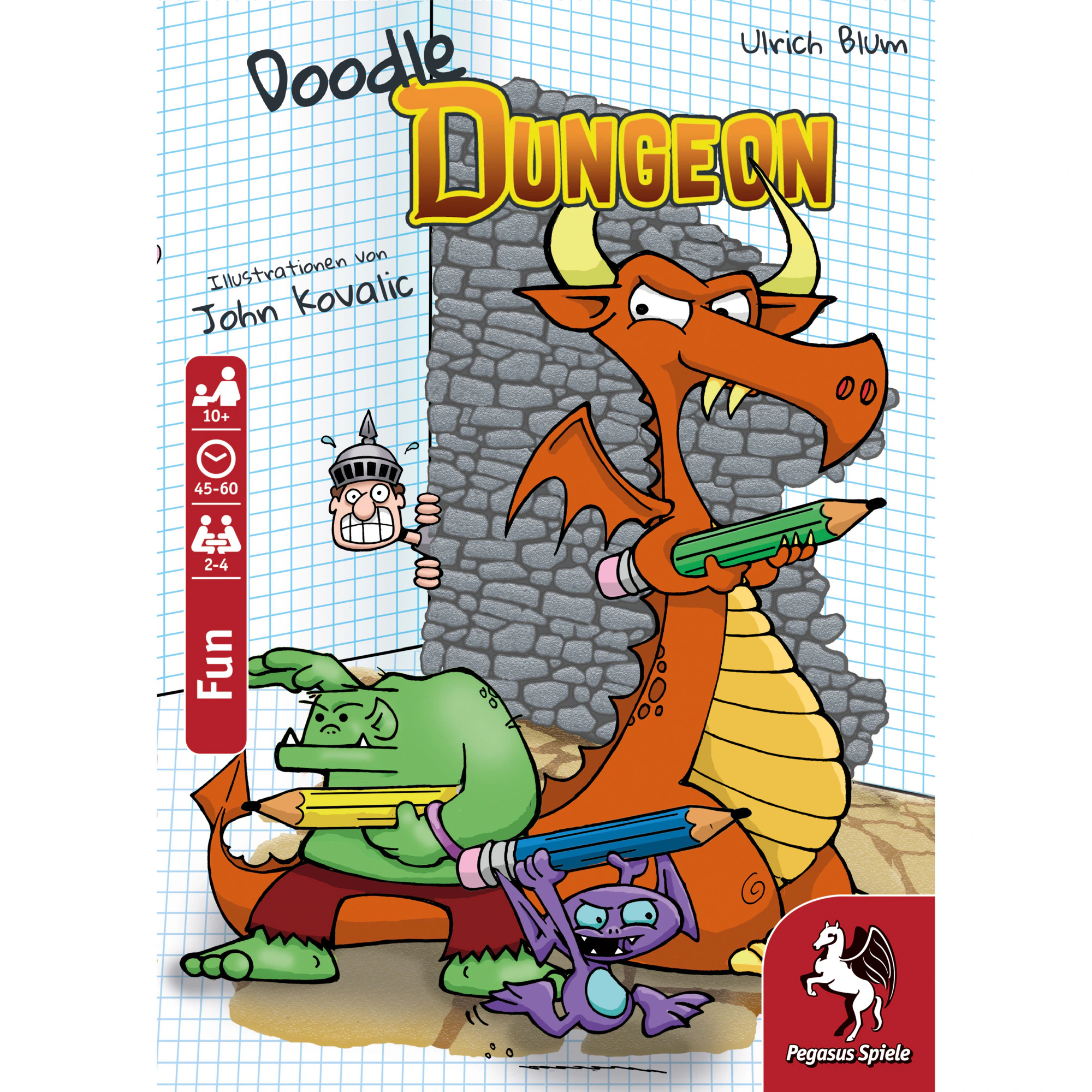 Pegasus Brettspiel Doodle Dungeon