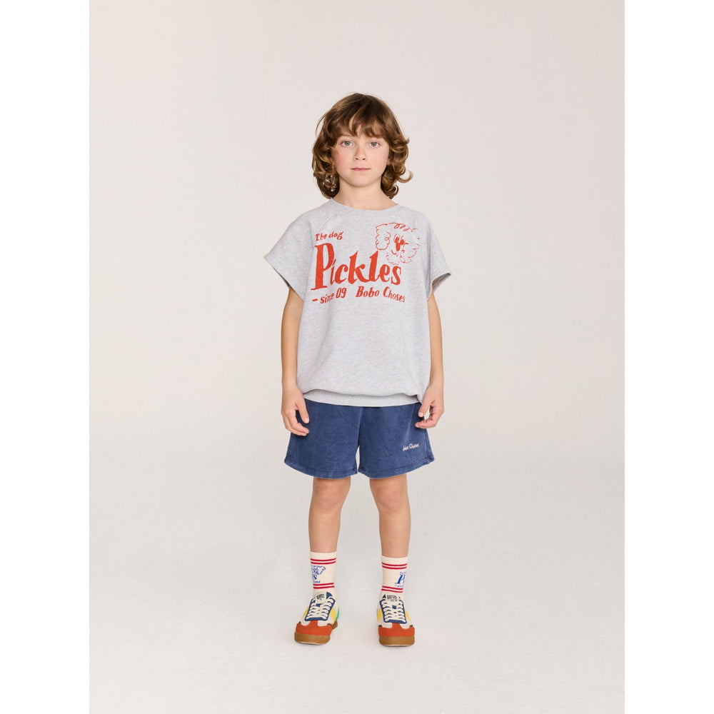 Køb Bobo Choses Heather Grey Pickles The Dog Sleeveless Sweatshirt