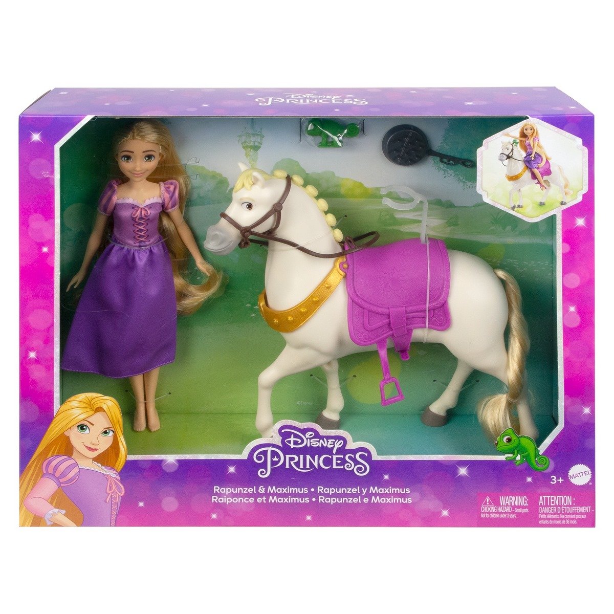 Coffret Poupée Raiponce et Maximus -  Princesses