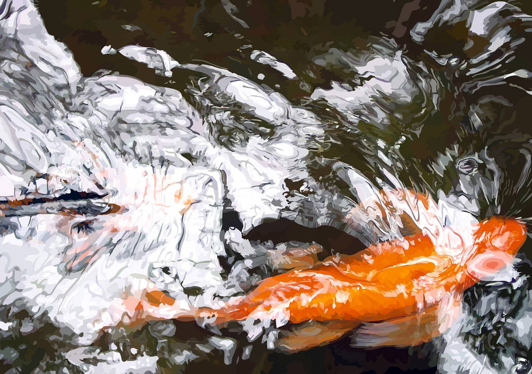 Goldfisch I by Susanne Wehr - Limited Edition. Edition of: 100. Signed.