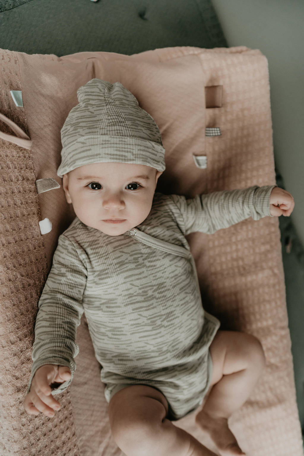Snoozebaby romper Mystic Mint
