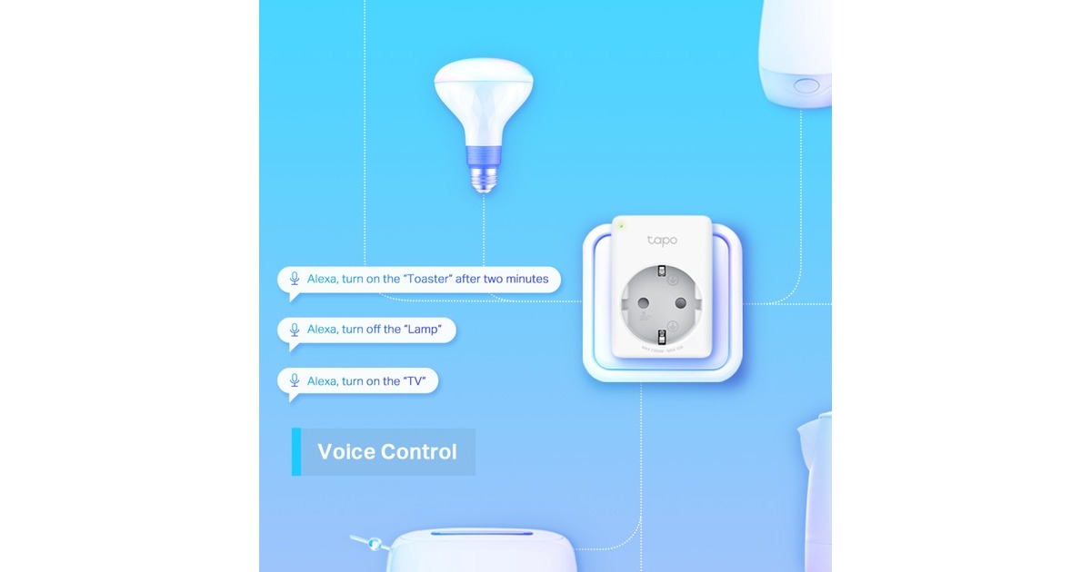 TP-LinkTapo P100 Mini Smart Wifi-stopcontact schakel stekkerdoos  (Wit)