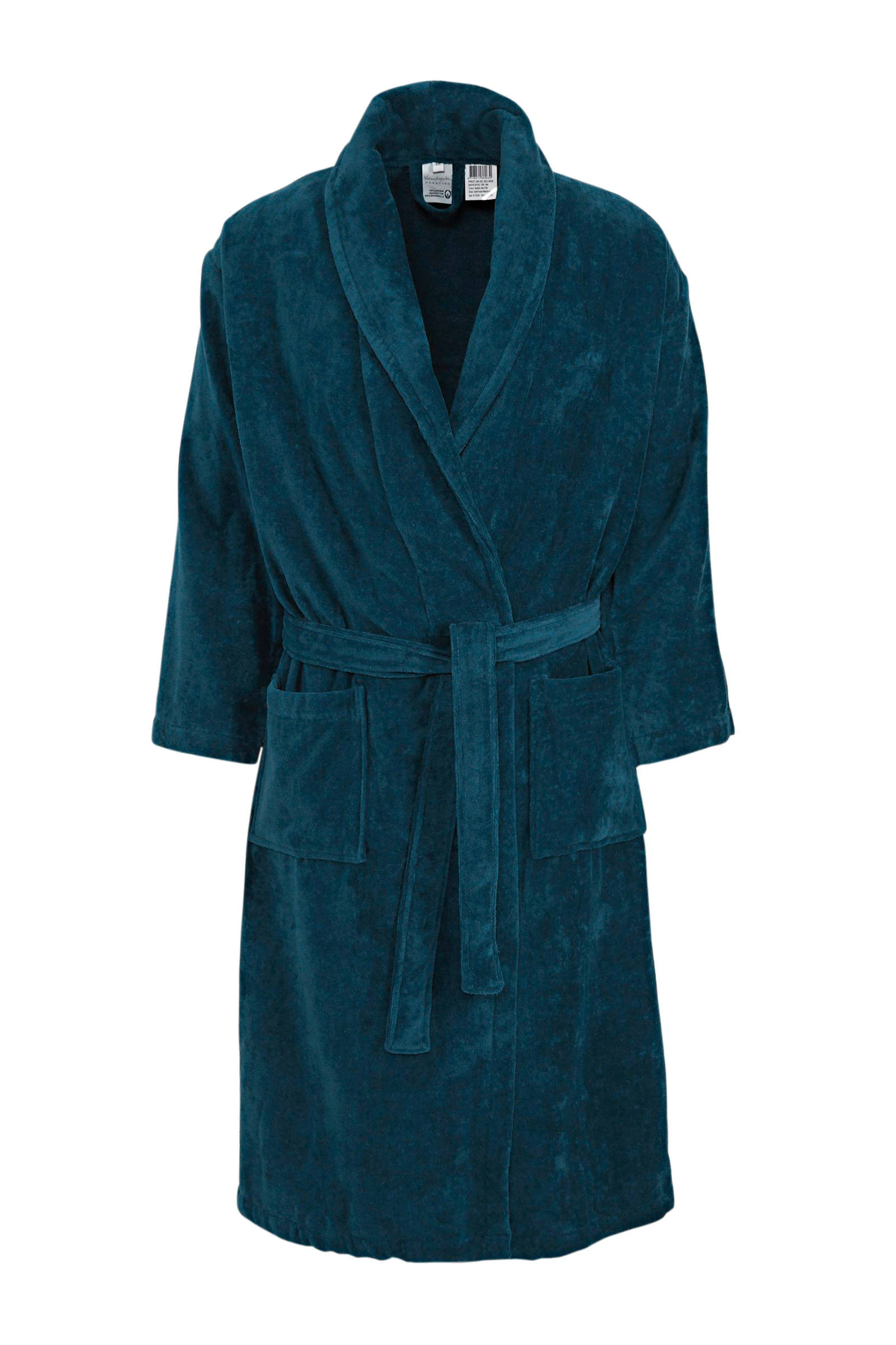 Vandyck badstof badjas Prestige donkerblauw
